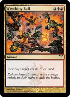 Magic the Gathering: Dissension (Base Set) card 139 Wrecking Ball