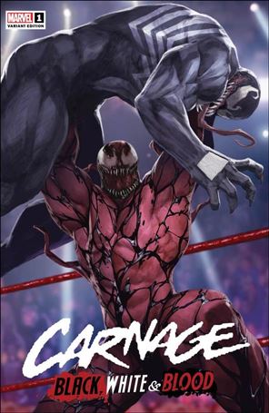 Carnage: Black, White & Blood issue 1-G Skan Srisuwan Frankie's Comics Cover