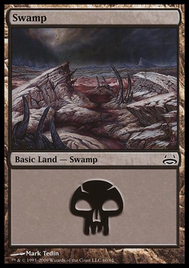 Magic the Gathering: Duel Decks: Divine vs. Demonic (Base Set) card 60 Swamp