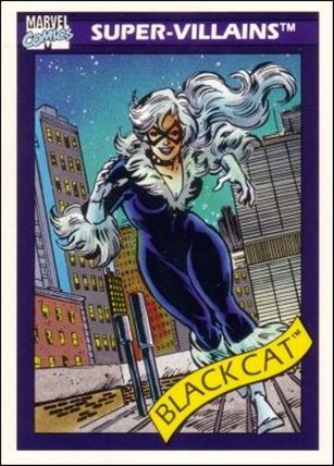 Marvel Universe: Series 1 (Base Set) card 72 Black Cat