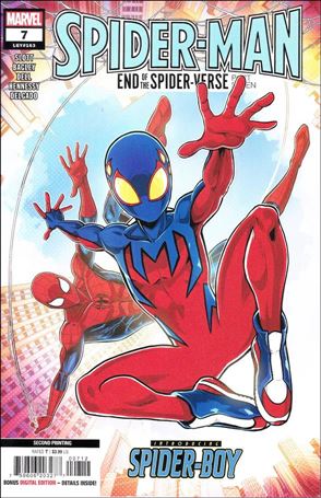 Spider-Man (2022) issue 7-F Luciano Vecchio Cover (2nd Printing)
