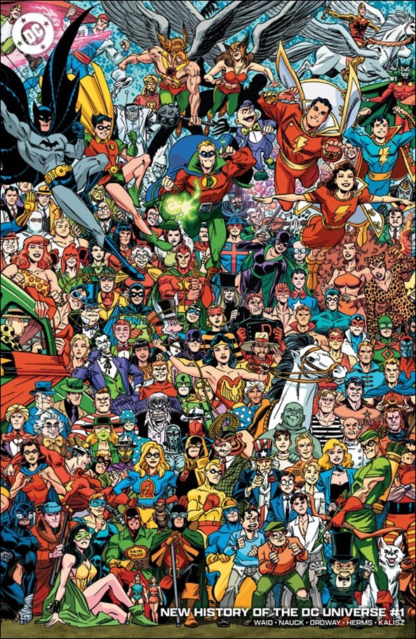New History of the DC Universe issue 1-D Scott Koblish Legacy Connecting Cardstock Cover