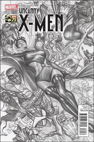 Uncanny X-Men (2013) issue 29-C Alex Ross 1:300 75th Anniversary Sketch Cover