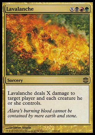 Magic The Gathering: Alara Reborn (Base Set) card 118 Lavalanche