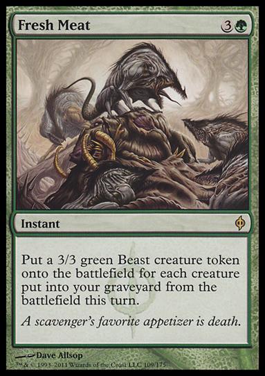 Magic the Gathering: New Phyrexia card 109 Fresh Meat