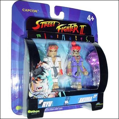 Street Fighter II Minimates (Series 1) figure 3 Ryu/Akuma
