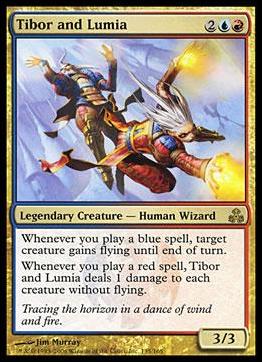 Magic the Gathering: Guildpact (Base Set) card 135 Tibor and Lumia