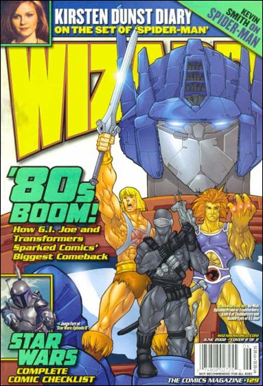 Wizard: The Comics Magazine issue 129-B Pat Lee '80s Boom! Cover