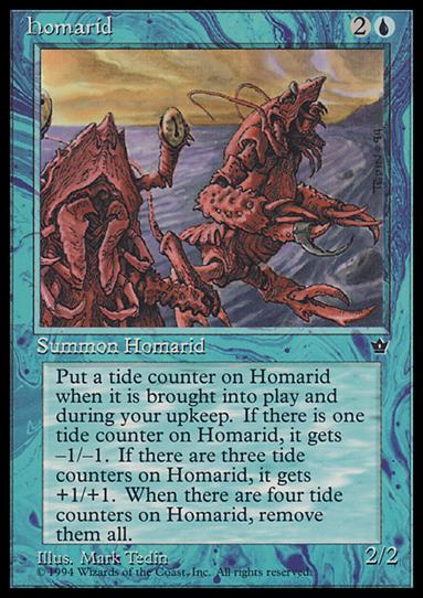 Magic the Gathering: Fallen Empires (Base Set) card 19-B Homarid