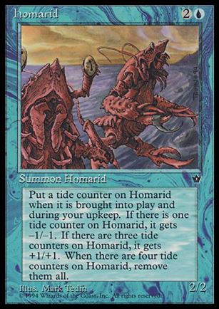 Magic the Gathering: Fallen Empires (Base Set) card 19-B Homarid