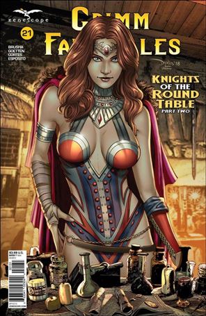 Grimm Fairy Tales (2016) issue 21-C Derlis Santacruz Cover