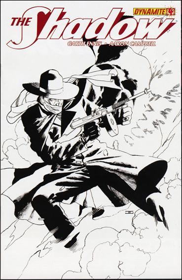 Shadow (2012) issue 4-H John Cassaday 1:100 Black and White Cover