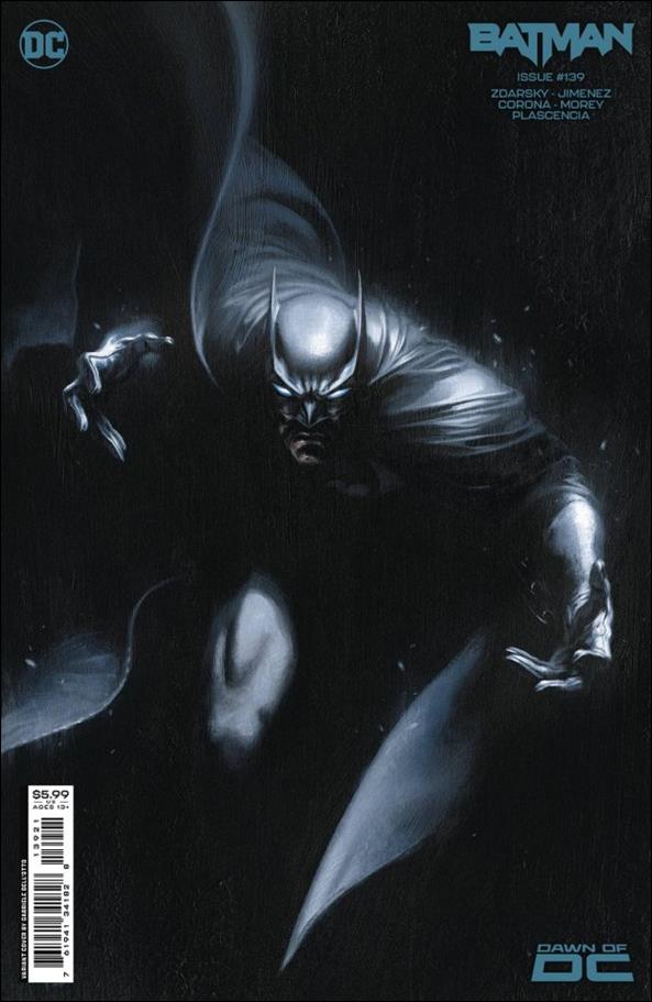 Batman (2016) issue 139-B Gabriele Dell'Otto Cardstock Cover