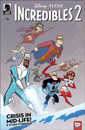 Incredibles 2: Crisis in Mid-Life! & Other Stories issue 3-B J Bone Cover