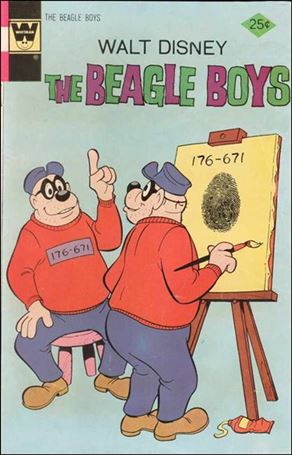 Walt Disney the Beagle Boys issue 24-B Whitman Cover