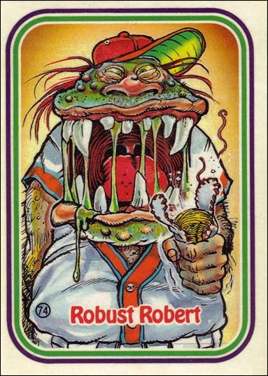 Awsome! All-Stars (Base Set) card 74-B Robust Robert / Puzzle Back