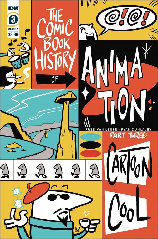 Comic Book History of Animation issue 3 Red & Yellow Cover