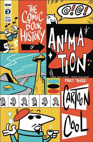 Comic Book History of Animation issue 3 Red & Yellow Cover