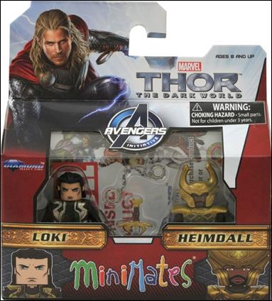 Marvel Minimates figure 155 Loki and Heimdall