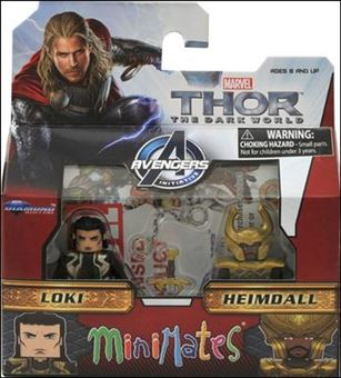 Marvel Minimates figure 155 Loki and Heimdall