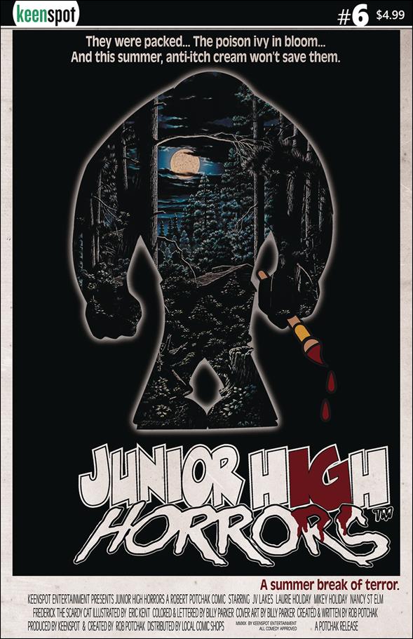 Junior High Horrors issue 6-B Billy Parker Cover