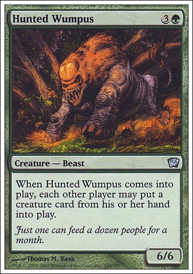 Magic the Gathering: 9th Edition (Base Set) card 248 Hunted Wumpus