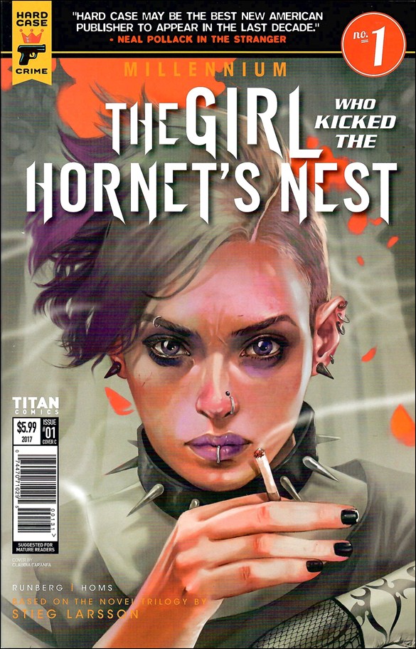 Millennium: The Girl Who Kicked the Hornet's Nest issue 1-C Claudia Caranfa Cover
