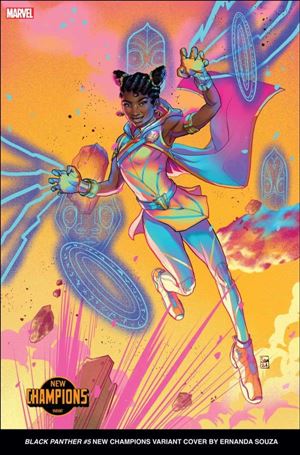 Black Panther (2023) issue 5-C Ernanda Souza New Champions Cover