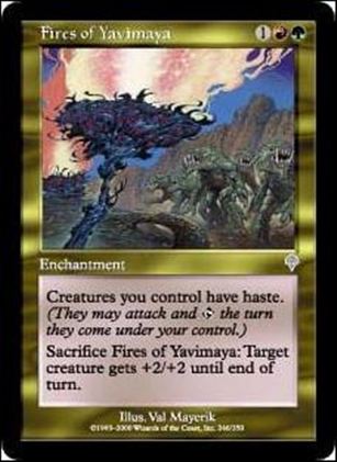 Magic the Gathering: Invasion (Base Set) card 246 Fires of Yavimaya