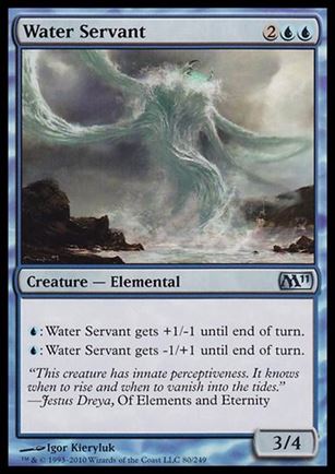 Magic the Gathering: 2011 Core Set (Base Set) card 80 Water Servant