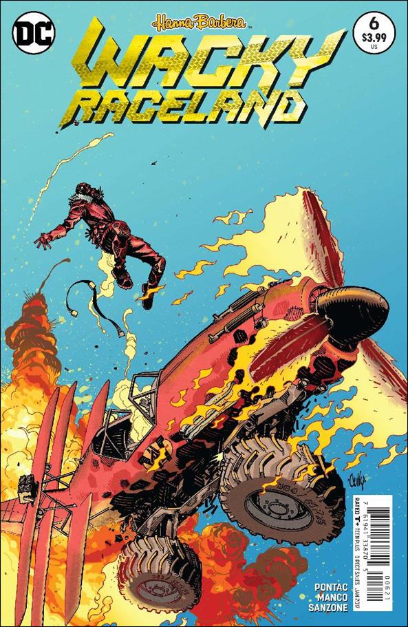 Wacky Raceland issue 6-B Cully Hamner Cover