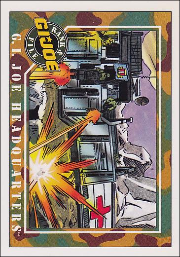 G.I. Joe (Base Set) card 18 G.I. Joe Headquarters
