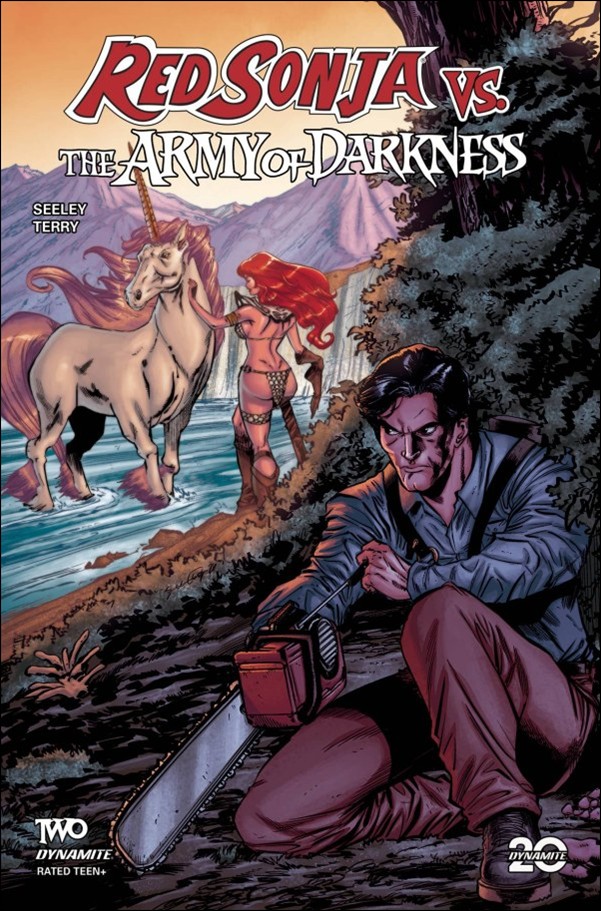 Red Sonja vs. the Army of Darkness issue 2-B Tim Seeley Cover