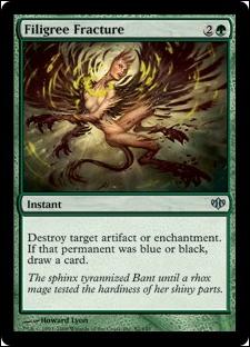 Magic the Gathering: Conflux (Base Set) card 82 Filigree Fracture
