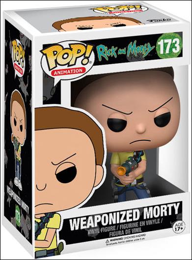 POP! Animation figure 173 Weaponized Morty 