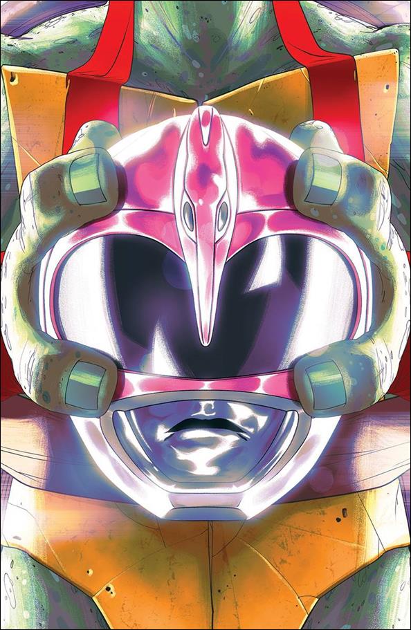 Mighty Morphin Power Rangers/Teenage Mutant Ninja Turtles issue 4-E Goni Montes Raphael Cover