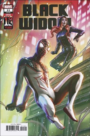 Black Widow (2020) issue 11-B Edge Miles Morales 10th Anniversary Cover