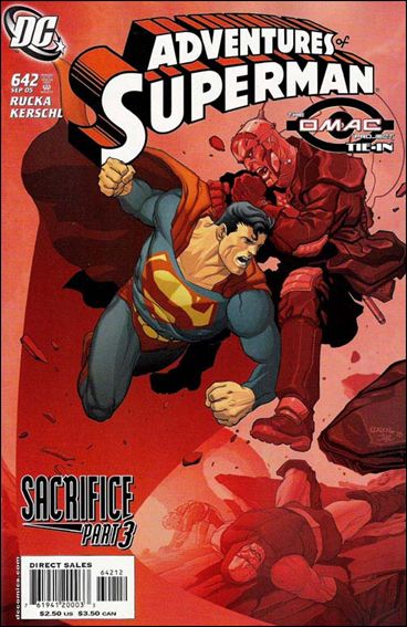 Adventures of Superman (1987) issue 642-B White Logo with Red Cover (2nd Printing)