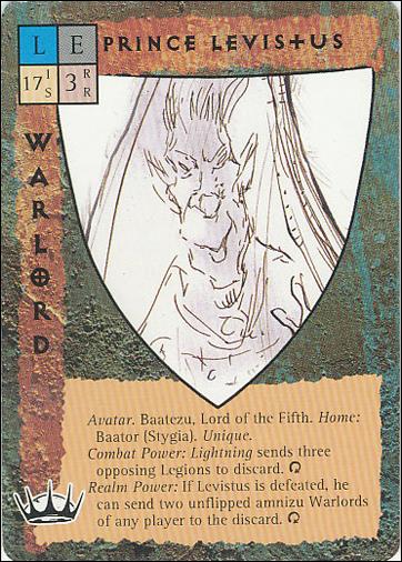 Blood Wars: Powers & Proxies (Base Set) card 83 Prince Levistus
