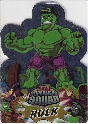 Marvel Super Hero Squad (Foil Die-Cut Subset) card 2 Hulk