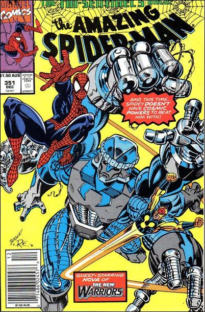 Amazing Spider-Man (1963) issue 351-B Australian Price Cover