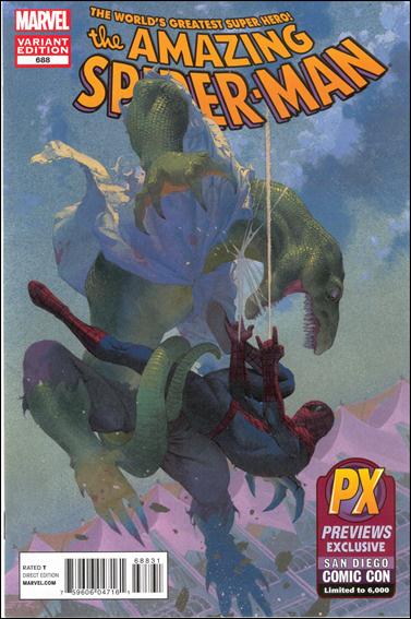 Amazing Spider-Man (1963) issue 688-C Esad Ribic SDCC / Previews Cover 1/6000