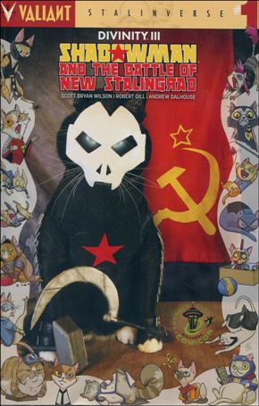 Divinity III: Shadowman & the Battle for New Stalingrad issue 1-F Cat Cosplay Emerald City Comic Con Cover
