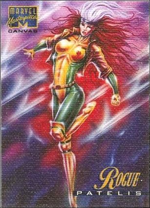 1995 Marvel Masterpieces (Canvas Subset) card 18 Rogue