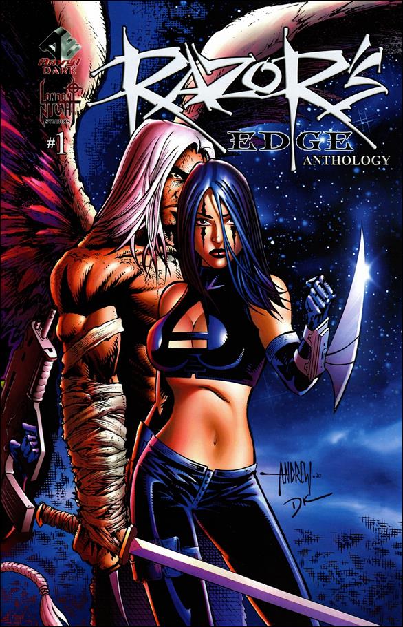 Razor's Edge Anthology issue 1 Andrew Mangum Wraparound Cover