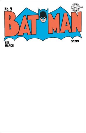 Batman (1940) issue 9-C Facsimile Edition 2025 Blank Sketch Cover