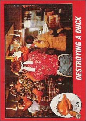 Howard the Duck (Movie) (Base Set) card 46 Destroying a Duck