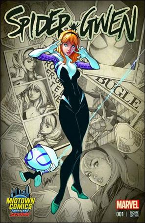 Spider-Gwen (2015/04) issue 1-XO J. Scott Campbell Midtown Cover (2nd Printing)
