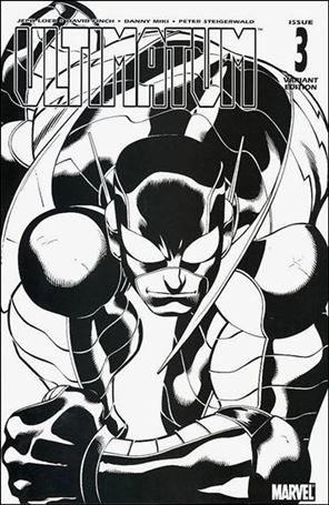 Ultimatum issue 3-C Ed McGuinness 1:75 Black and White Cover
