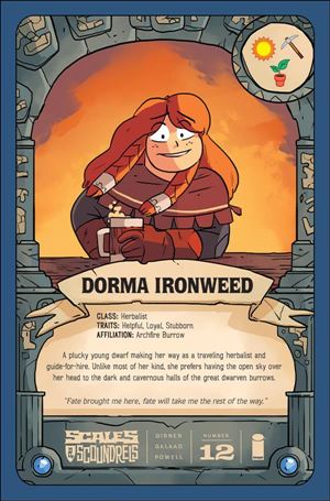 Scales & Scoundrels issue 12-B Dorma Ironweed Card Cover